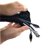 American Recorder Technologies 1 inch SNAKESKIN Cable Management Kit - Black - 8 feet pack, view 2