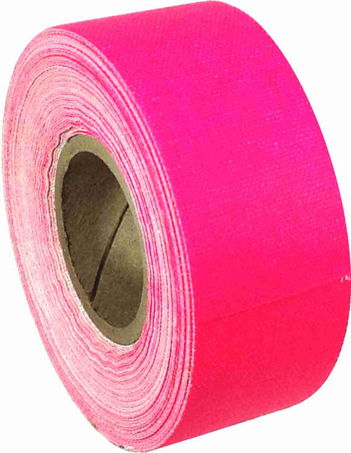 American Recorder Technologies American Recorder 1" x 8 Yards Mini Roll Gaffers Tape  - Neon Pink