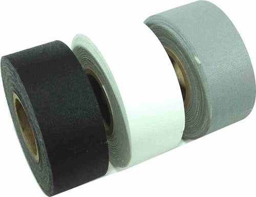 American Recorder Technologies AMERICAN RECORDER 1" x 8 YARDS MINI ROLL GAFFERS TAPE -  SOLID COLORS - 3 Pack