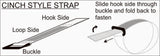 American Recorder Technologies 12" Cinch Style Reusable Cable Straps - 6 Pack, view 2