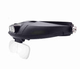 American Recorder Technologies 1X~6X Illuminated Magnifier Visor with LED Light, view 2