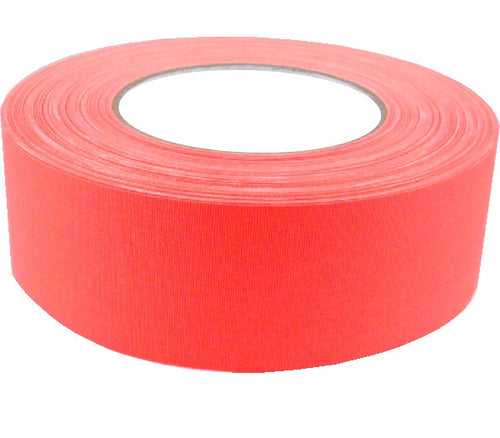 American Recorder Technologies American Recorder 2" x 50 Yards Full Roll Gaffers Tape - Neon Orange