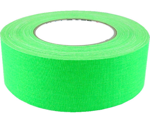 American Recorder Technologies American Recorder 2" x 50 Yards Full Roll Gaffers Tape - Neon Green