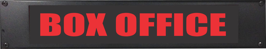 American Recorder Technologies AMERICAN RECORDER - 2RU "BOX OFFICE" LED Lighted Sign