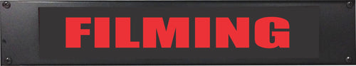 American Recorder Technologies AMERICAN RECORDER - 2RU "FILMING" LED Lighted Sign