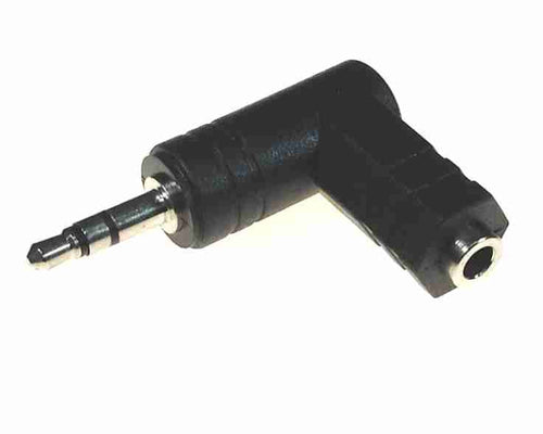 American Recorder Technologies AMERICAN RECORDER 3.5mm TRS (male) to 3.5mm TRS (female) Right Angle Audio Adapter