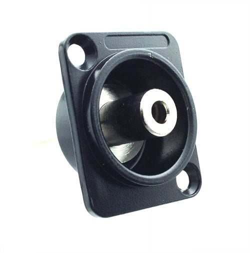 American Recorder Technologies AMERICAN RECORDER Pass Through  3.5mm TRS Female D Type Chassis Panel Mount