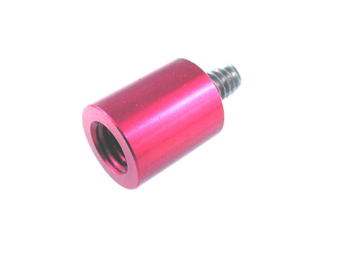 American Recorder Technologies Precision Machined Aluminum Thread Adapter 3/8 Inch - 16 (female) to 1/4" -20 (male) x 0.75 Inch