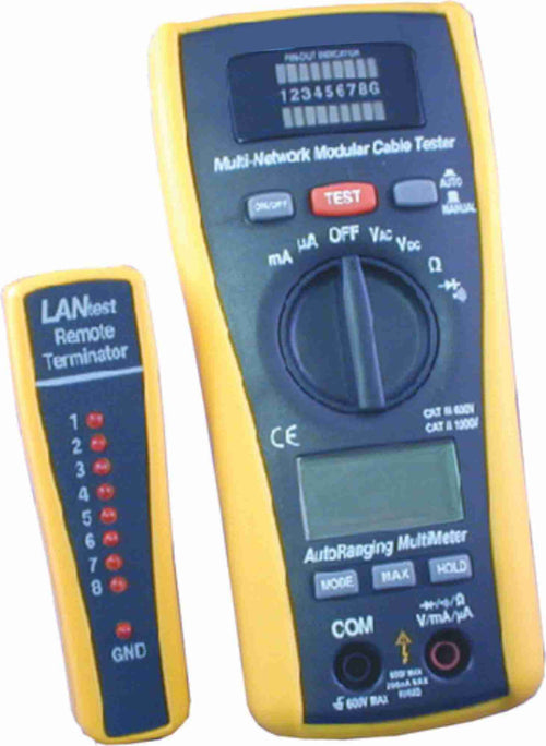 American Recorder Technologies 3 in 1 Digital Multimeter/LAN/Coaxial Tester