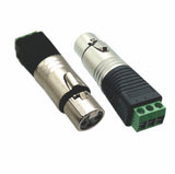 American Recorder Technologies 3 Pin Female XLR to Screw Terminal Adapter, view 2
