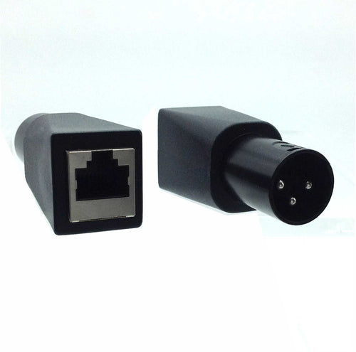 American Recorder Technologies AMERICAN RECORDER DMX 3 Pin XLR Male to RJ45 Female Adapter