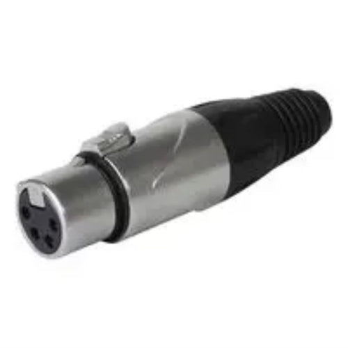 American Recorder Technologies AMERICAN RECORDER Solder Type 4 pin Female XLR Connector - Nickel