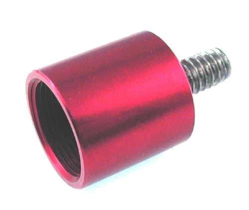 American Recorder Technologies Precision Machined Aluminum Thread Adapter 5/8 Inch - 27 (female) to 1/4 Inch - 20 (male)