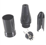 American Recorder Technologies AMERICAN RECORDER Solder Type 5 pin Male XLR Connector - Black, view 3