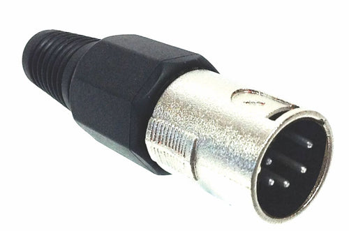 American Recorder Technologies AMERICAN RECORDER Solder Type 5 pin Male XLR Connector - Nickel