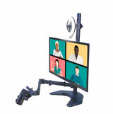 American Recorder Technologies ALLCAST All-in-One Streaming System with Microphone, Camera, Ring Light and Stand.  Perfect for Video Conference, Webinar, Podcast & Gaming, view 2