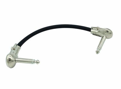 American Recorder Technologies AMERICAN RECORDER 6" Guitar Patch Cable with Dual Flat Right Angle