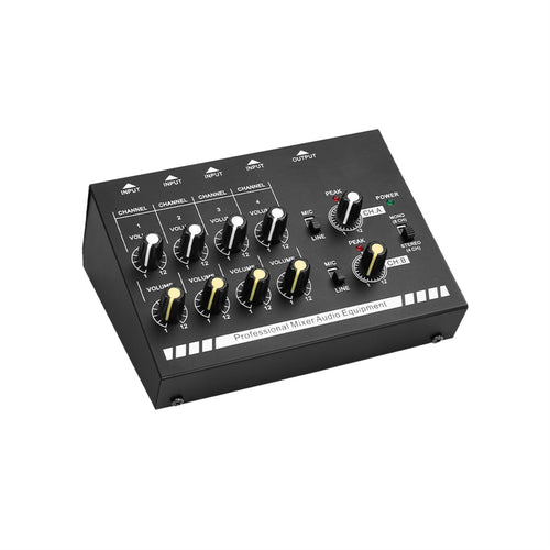 American Recorder Technologies AMERICAN RECORDER 8 Channel, Battery Powered Mini Mixer