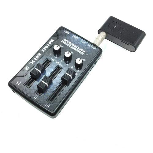 American Recorder Technologies AMERICAN RECORDER Audio Mixer with USB Interface + Bluetooth Wireless Adapter