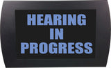 American Recorder Technologies AMERICAN RECORDER - "HEARING IN PROGRESS" LED Lighted Sign, view 6