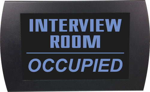American Recorder Technologies AMERICAN RECORDER "INTERVIEW ROOM OCCUPIED" - LED Lighted Sign