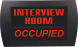 American Recorder Technologies AMERICAN RECORDER "INTERVIEW ROOM OCCUPIED" - LED Lighted Sign, view 2