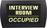 American Recorder Technologies AMERICAN RECORDER "INTERVIEW ROOM OCCUPIED" - LED Lighted Sign, view 3