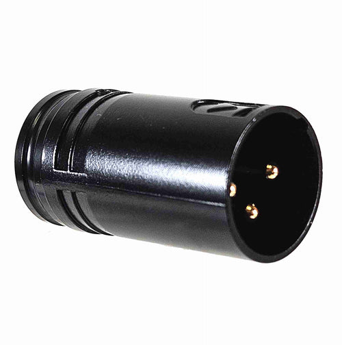 American Recorder Technologies AMERICAN RECORDER Solder Type Low Profile 3 pin Male XLR Solder Type Connector - Black