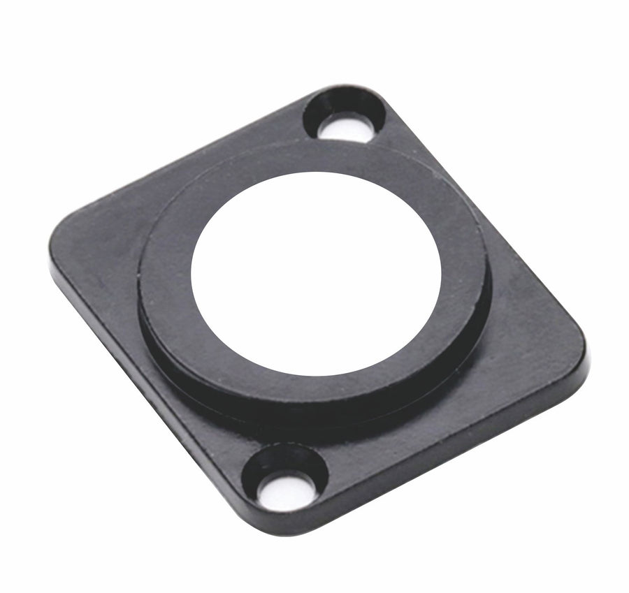 American Recorder Technologies AMERICAN RECORDER Metal D-Type Chassis Panel Mount with Round 0.58 inch Opening