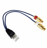 American Recorder Technologies AMERICAN RECORDER RJ45 to Dual RCA Cables for Bang & Olufsen Audio Products, view 2