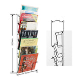 American Recorder Technologies Wall Mount Vinyl Disc LP Record Wire Rack Holder, view 3