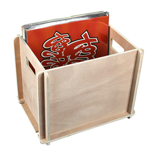 American Recorder Technologies Wooden Vinyl Disc LP Record Storage Box