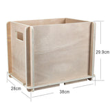 American Recorder Technologies Wooden Vinyl Disc LP Record Storage Box, view 3