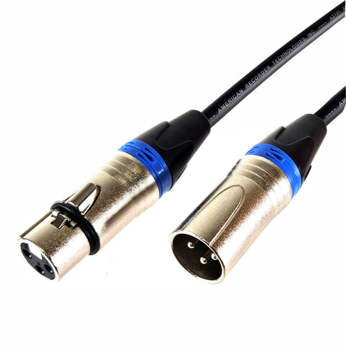 American Recorder Technologies AMERICAN RECORDER XLR to XLR Balanced Microphone Cable - Blue