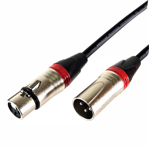 American Recorder Technologies AMERICAN RECORDER XLR to XLR Balanced Microphone Cable - Red