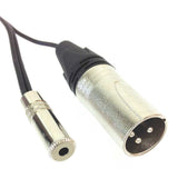 American Recorder Technologies Android Microphone Adapter Cable with XLR Male + Headphone Jack, view 3