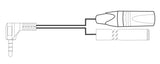 American Recorder Technologies Android Microphone Adapter Cable with XLR Male + Headphone Jack, view 4