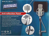 American Recorder Technologies 5" x 7" Aluminum/Acoustic Foam Microphone Anti-Reflection Panel with clamp and gooseneck, view 2