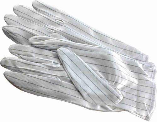 American Recorder Technologies POWERCLEAN - White Cleanroom ESD Anti-Static, Lint Free Gloves