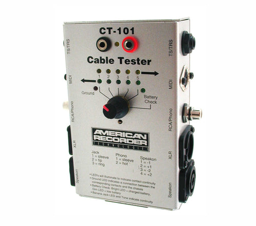 American Recorder Technologies AMERICAN RECORDER Multi-Function Audio Cable Tester