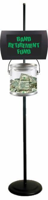 American Recorder Technologies AMERICAN RECORDER - "Band Retirement Fund" LED Lighted Sign with Pole Clamp Kit, view 2