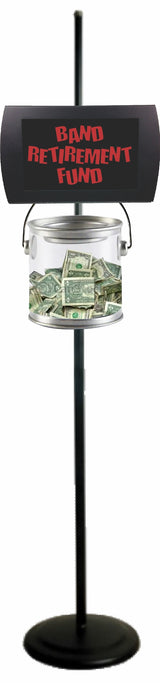 American Recorder Technologies AMERICAN RECORDER - "Band Retirement Fund" LED Lighted Sign with Pole Clamp Kit, view 3