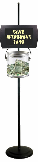 American Recorder Technologies AMERICAN RECORDER - "Band Retirement Fund" LED Lighted Sign with Pole Clamp Kit, view 4
