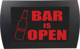 American Recorder Technologies AMERICAN RECORDER - "BAR IS OPEN" (Beer Bottle) LED Lighted Sign, view 2