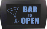 American Recorder Technologies AMERICAN RECORDER - "BAR IS OPEN" (Martini Glass) - LED Lighted Sign, view 3