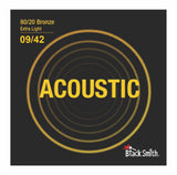 American Recorder Technologies BLACKSMITH Acoustic 6 String Set, 80/20 Bronze - Custom Thin Light - 09-42, view 2