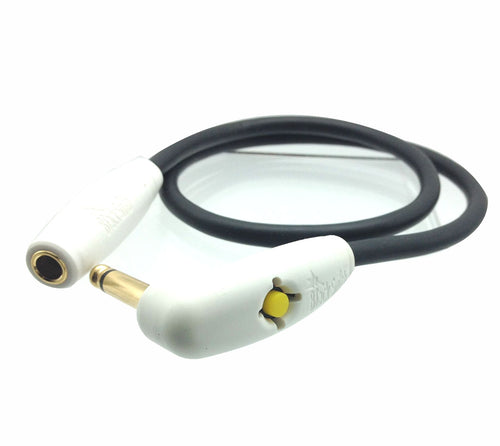 American Recorder Technologies BLACKSMITH - Guitar Cable with Mute Button, straight to right angle
