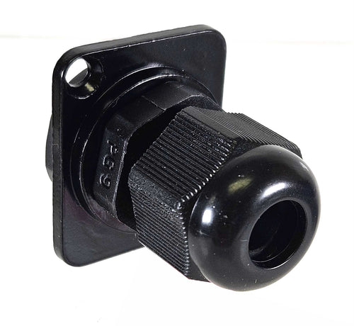American Recorder Technologies AMERICAN RECORDER Cable Gland Strain Relief for D Type Chassis Panel Mount