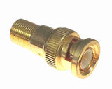 American Recorder Technologies AMERICAN RECORDER BNC Male To F (fitting) Female Adapter, view 2