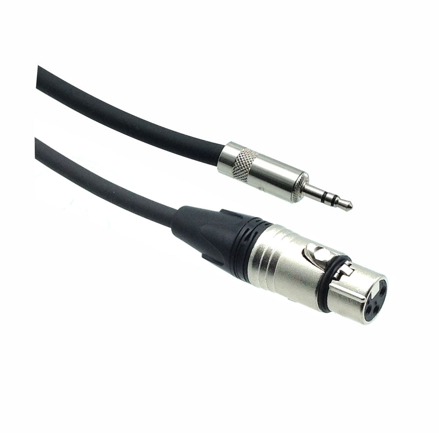 American Recorder Technologies 3.5mm Male to XLR Female Quad Microphone Cable